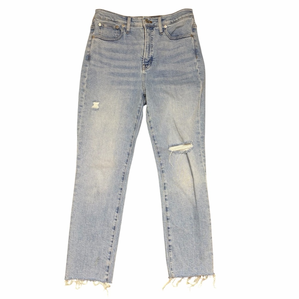 Madewell Jeans Size 28 Blue The Perfect Vintage Jean Raw Hem
